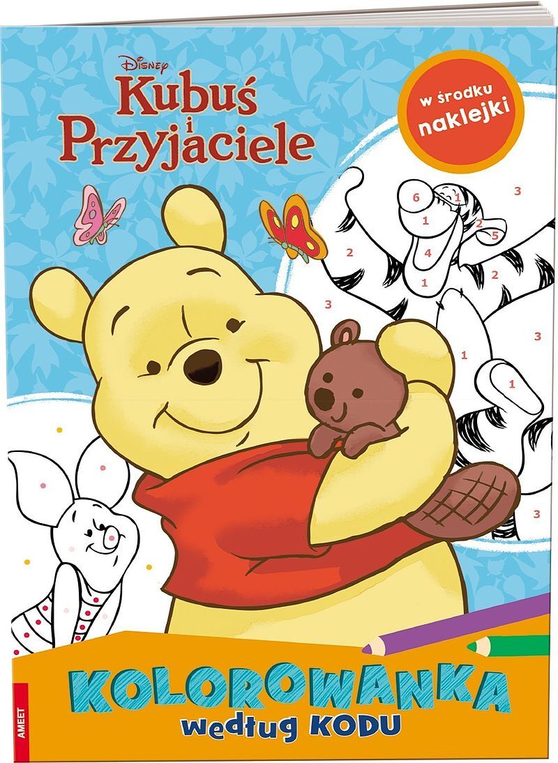 Kubuś kolorowanka według kodu kko-9103