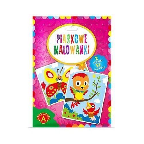 Piaskowe malowanki Ptaszki Motyle