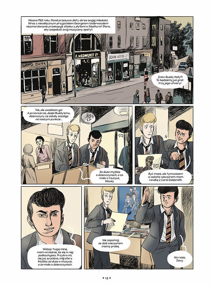 David Bowie w komiksie