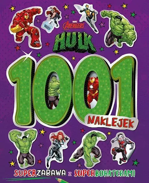 1001 naklejek. Marvel Avengers Hulk