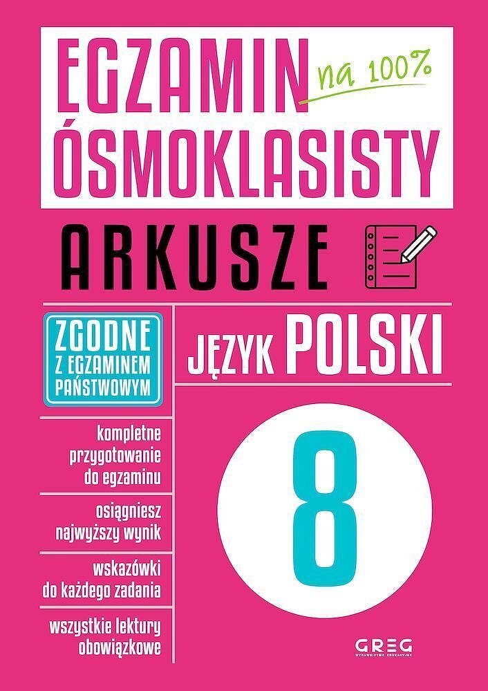Język polski. Egzamin ósmoklasisty. Arkusze