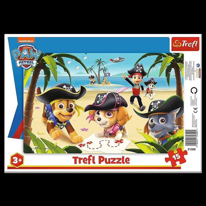 Puzzle 15 ramkowe przyjaciele z psiego patrolo 31350