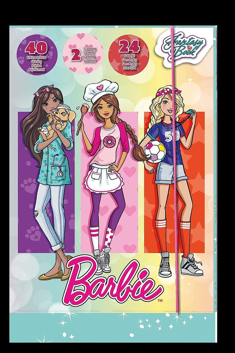 Szkicownik barbie kariera 2 szablony