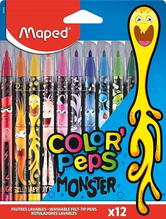 Flamastry maped colorpeps monster 12 sztuk 845400