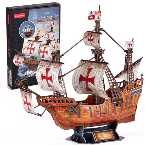 Puzzle 3D Żaglowiec Santa Maria