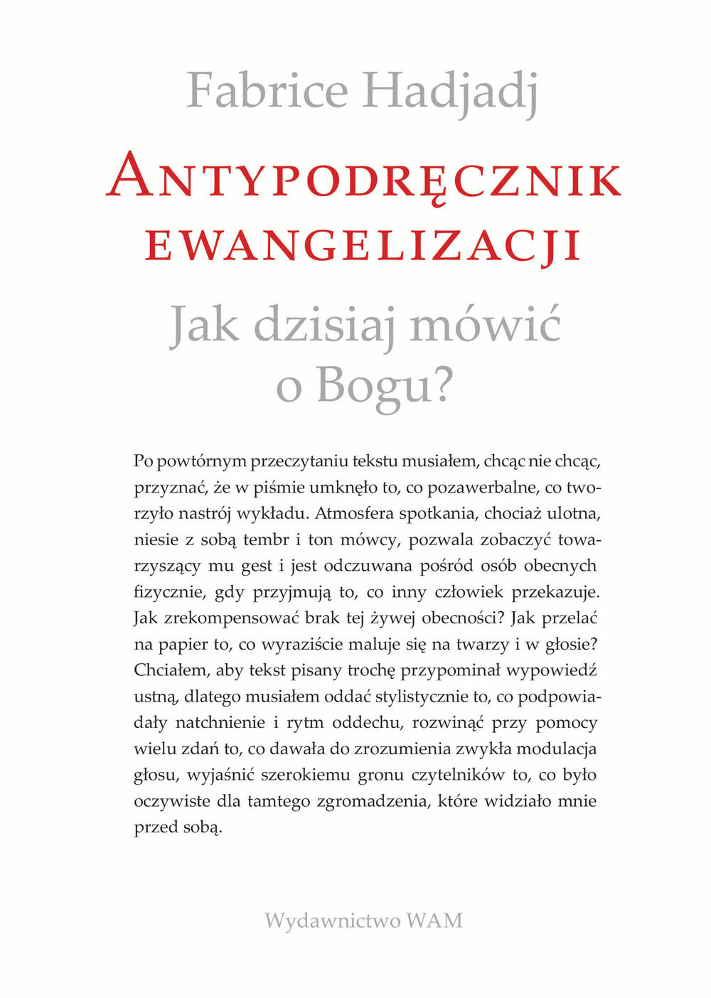 Antypodręcznik ewangelizacji
