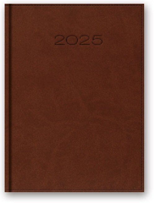 Kalendarz 2025 B5 tygodniowy vivella brąz