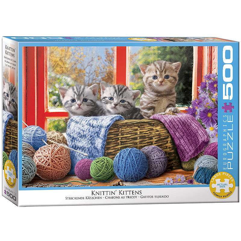 Puzzle 500 knittin' kittens 6500-5500