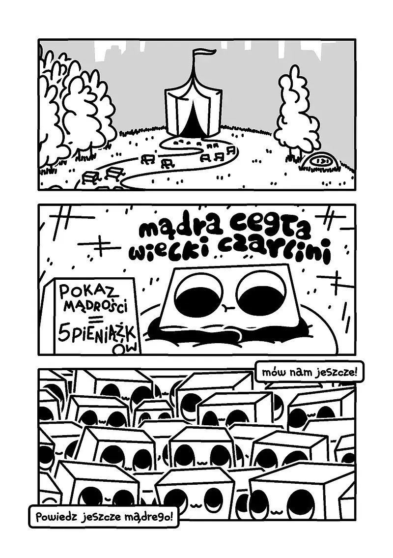 Cegła Czarli ma myśli przeróżne