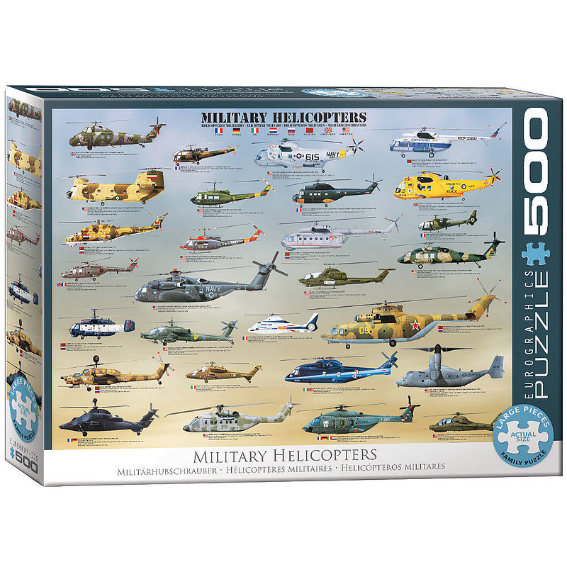 Puzzle 500 military helicopters 6500-0088