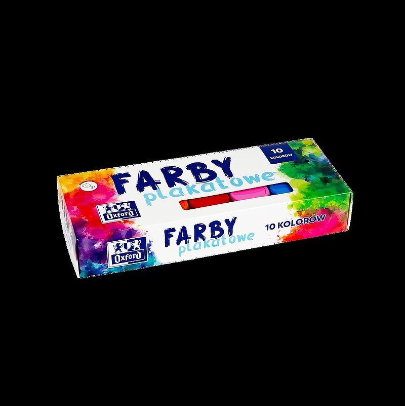 Farby plakatowe oxford 10 kolorów / 20ml