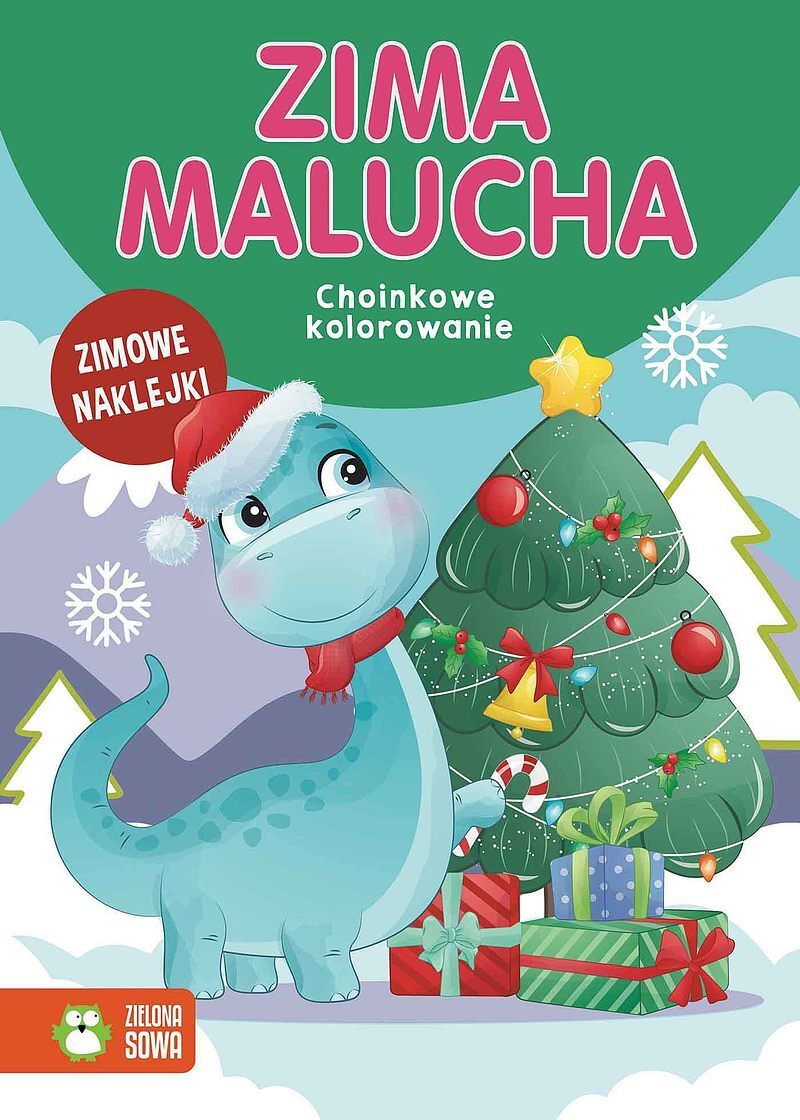Zima malucha. Choinkowe kolorowanie