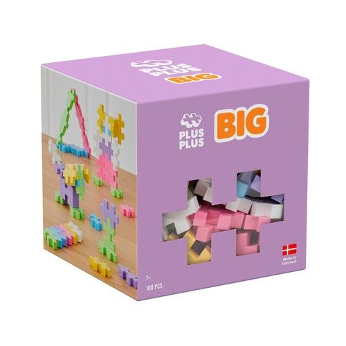 Klocki Plus-Plis Big pastelowe 100 elementów