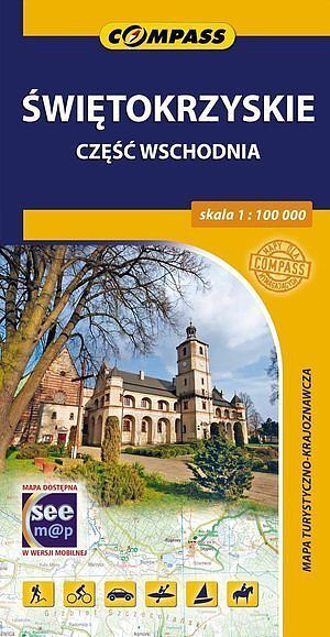 Świętokrzyskie. Część wschodnia. Mapa turystyczno-krajoznawcza w skali 1:100 000