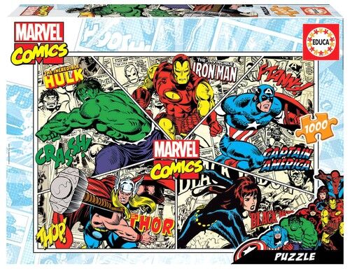 Educa Puzzle 1000 Komiksy Marvela