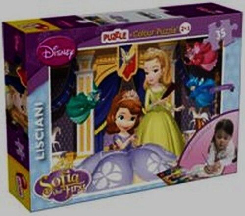 Sofia the First Puzzle + Colour 2 in 1