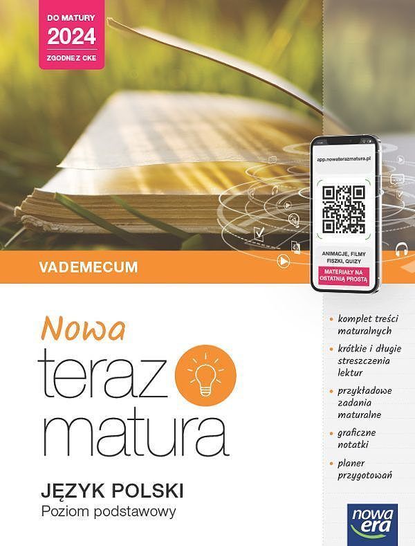 Teraz matura 2023 język polski vademecum zakres podstawowy 2023/24