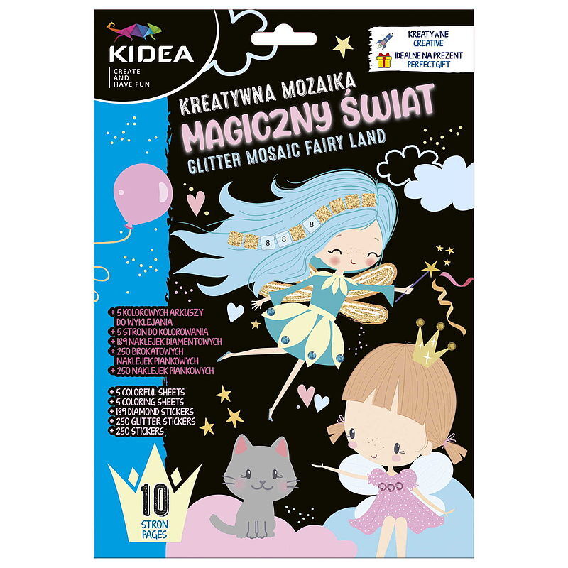Kreatywna mozaika magiczny świat kidea