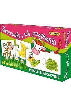 Zwierzaki i ich przysmaki Układanka