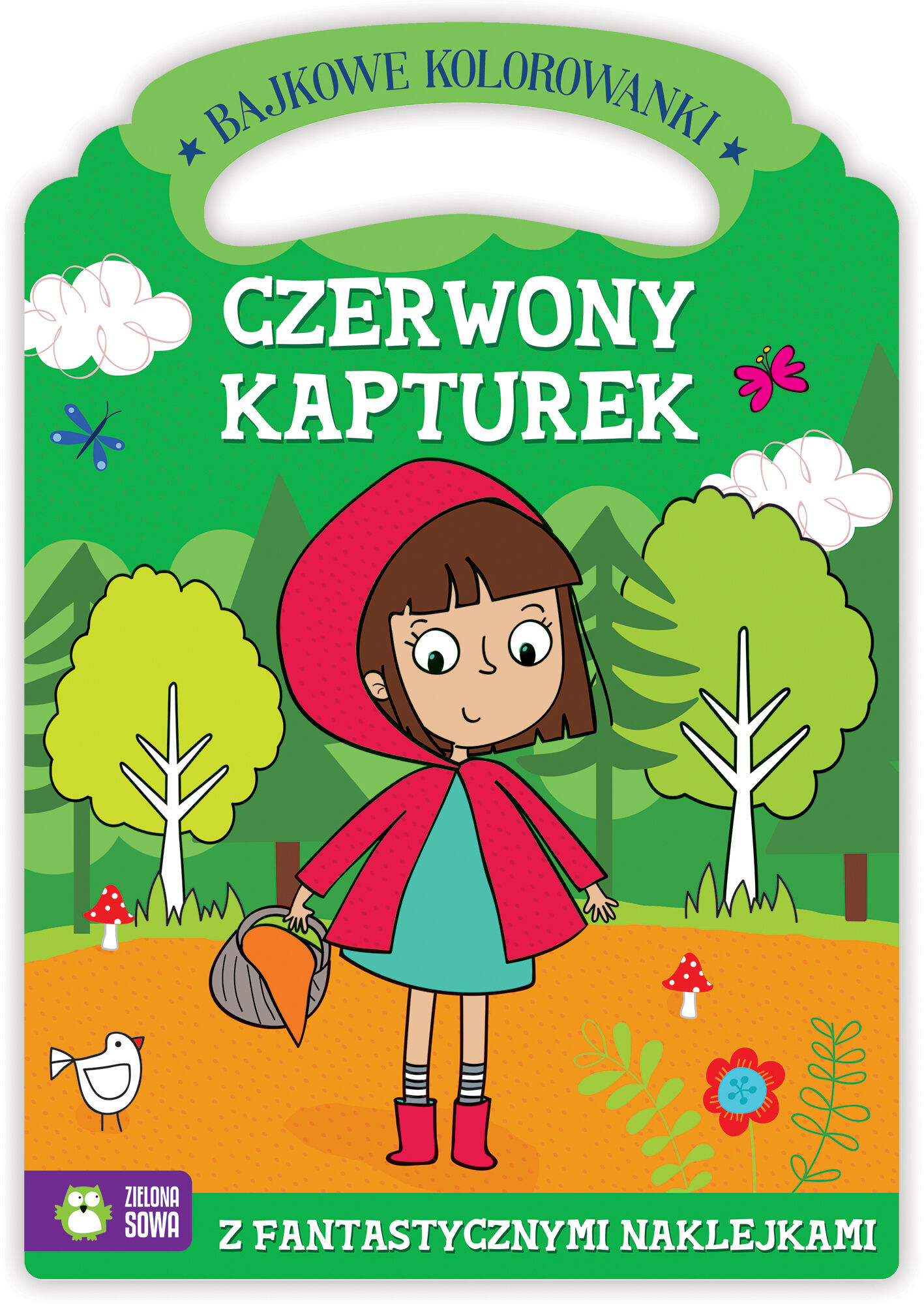 Bajkowe kolorowanki. Czerwony Kapturek