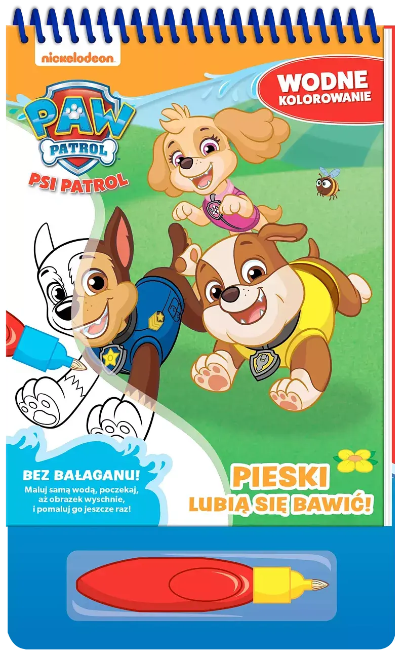 Psi Patrol. Wodne kolorowanie cz. 11 Pieski kochają sport!