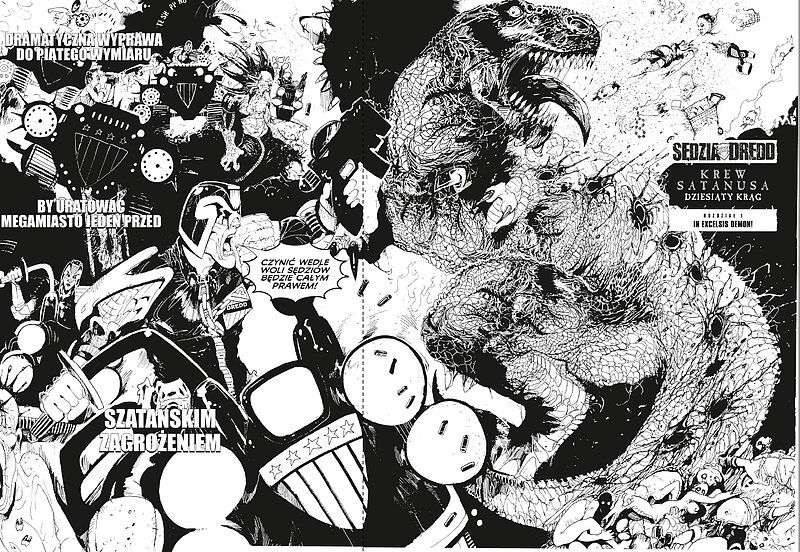 Sędzia Dredd - Krew Satanusa / Dziesiąty Krąg