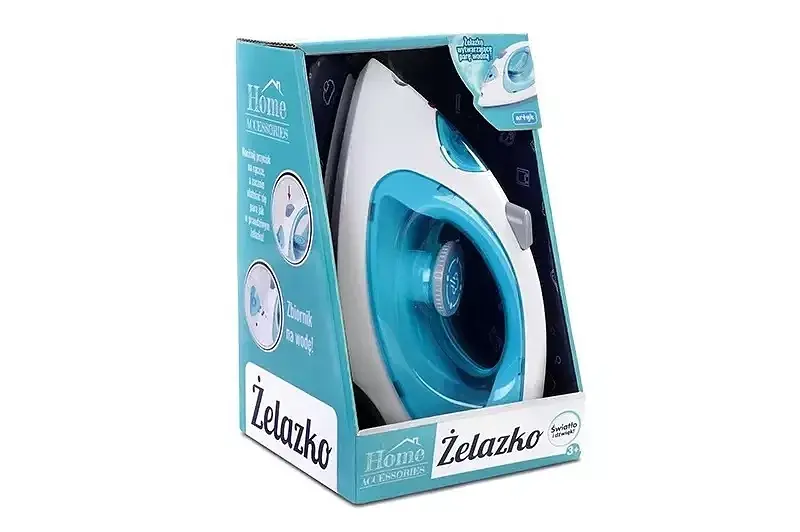 Żelazko ze światłem i dźwiękiem home accessories