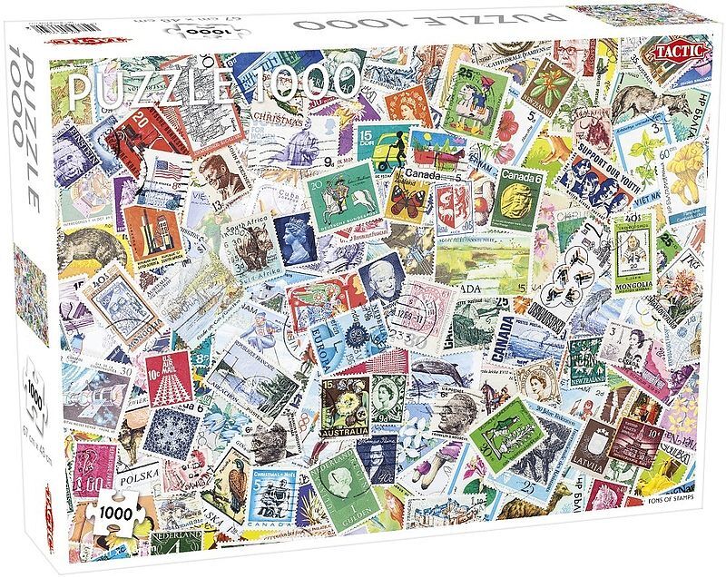 Puzzle Tons of Stamps 1000