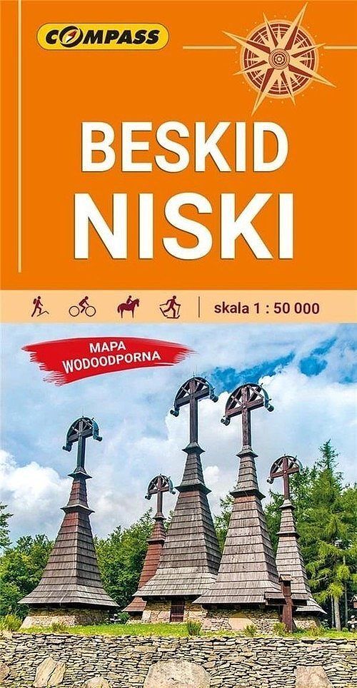 Beskid Niski. Mapa turystyczna w skali 1:50 000 (wersja wodoodporna)