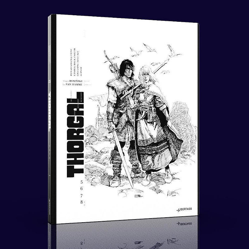 Thorgal - Wydanie zbiorcze - tom 2 - wersja czarno-biała