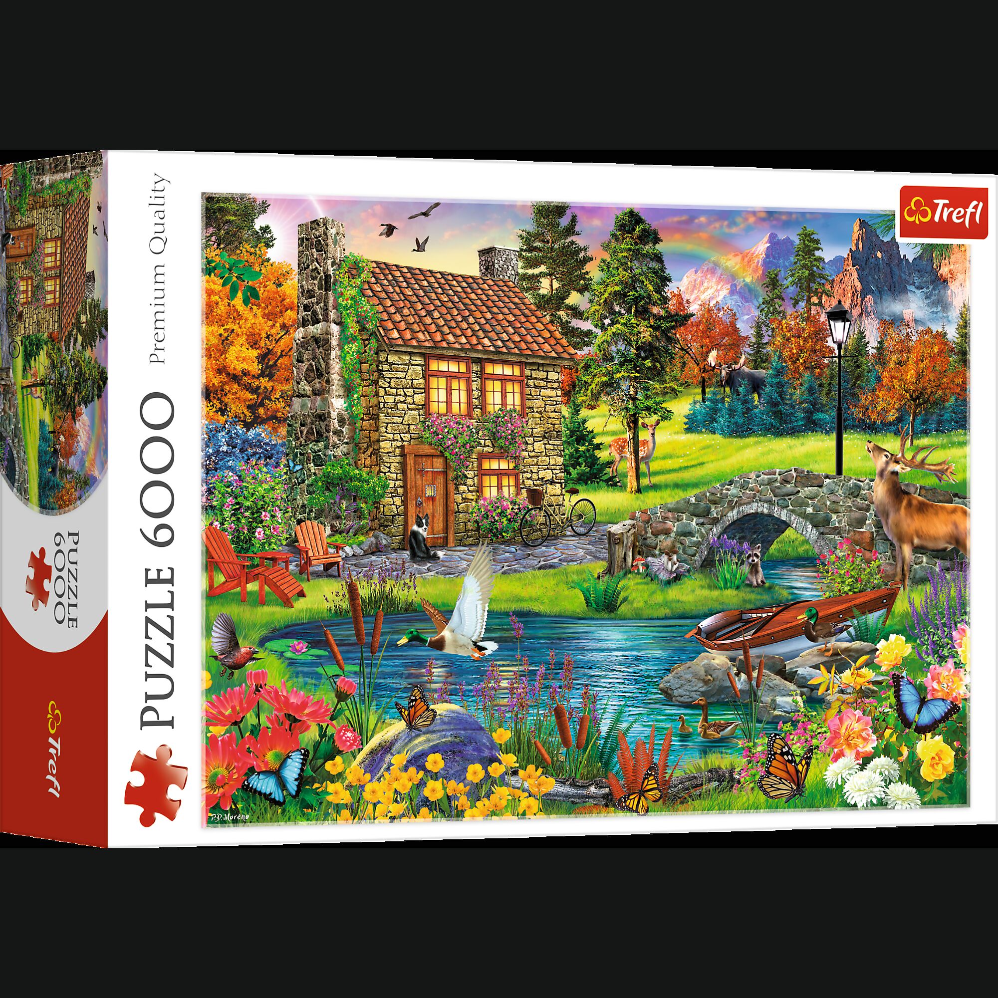 Puzzle 6000 Chatka w górach 65006