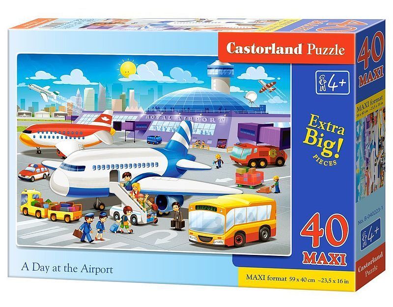 Puzzle 40 maxi dzień na lotnisku
