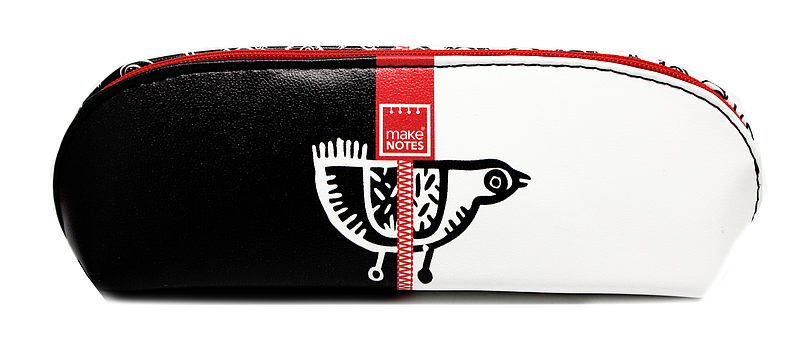 Kury etui na okulary na zamek gbr010