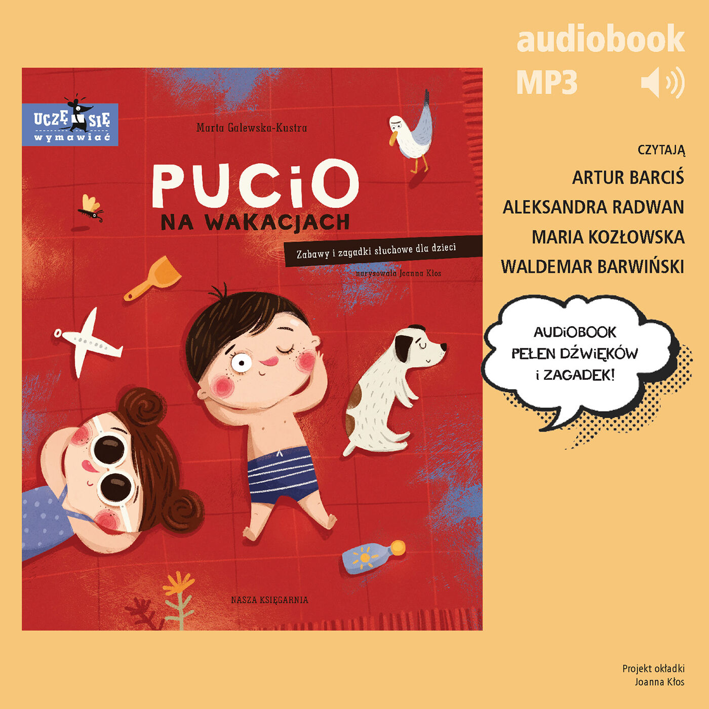 Pucio na wakacjach. Zabawy i zagadki słuchowe dla dzieci (audiobook MP3)