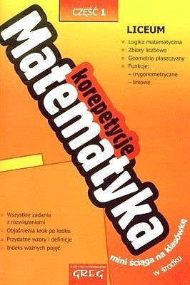Matematyka. Korepetycje. Część 1