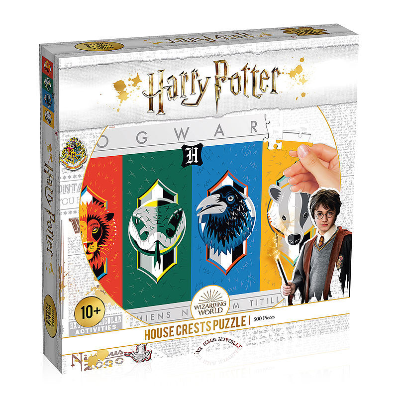 Puzzle 500 harry potter house crest herby