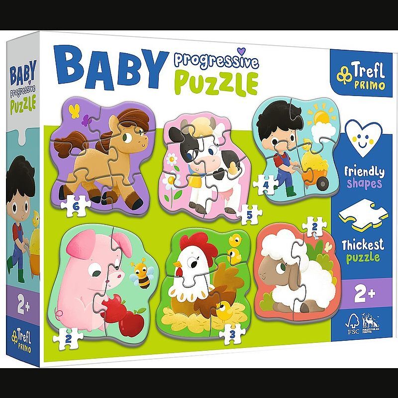 Puzzle Baby Progressive Farma
