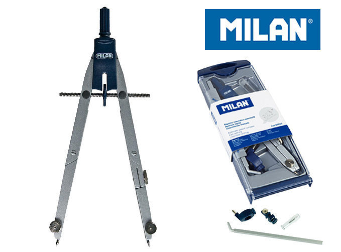 Cyrkiel milan metalowy oraz akcesoria
