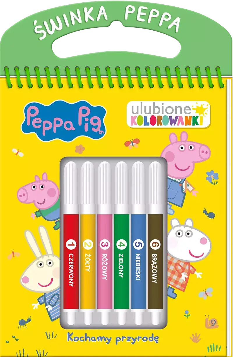 Peppa Pig. Ulubione kolorowanki cz. 2 Kochamy przyrodę
