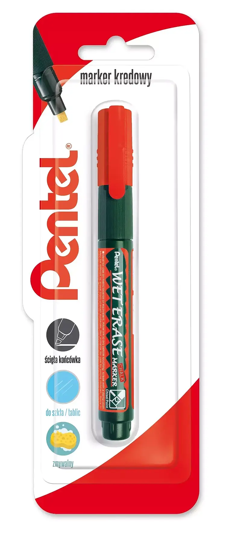 Marker kredowy smw26 czerwony 1 szt