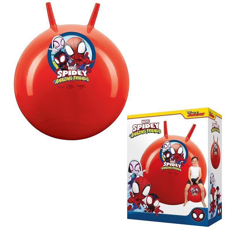 Piłka do skakania z uchwytami spidey