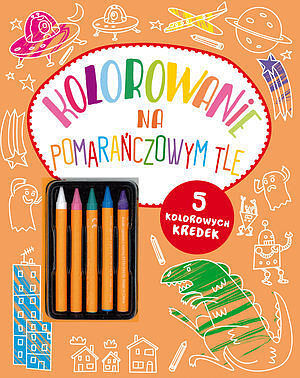Kolorowanie na pomarańczowym tle