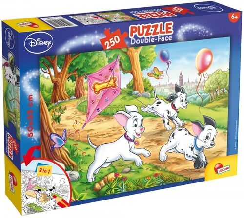 Puzzle dwustronne plus 101 Dalmatyńczyków 108