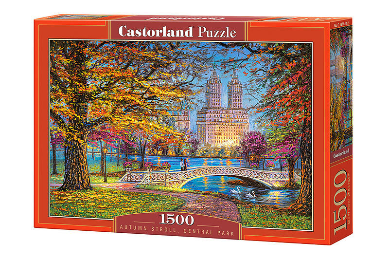 Puzzle 1500 jesienny spacer central park