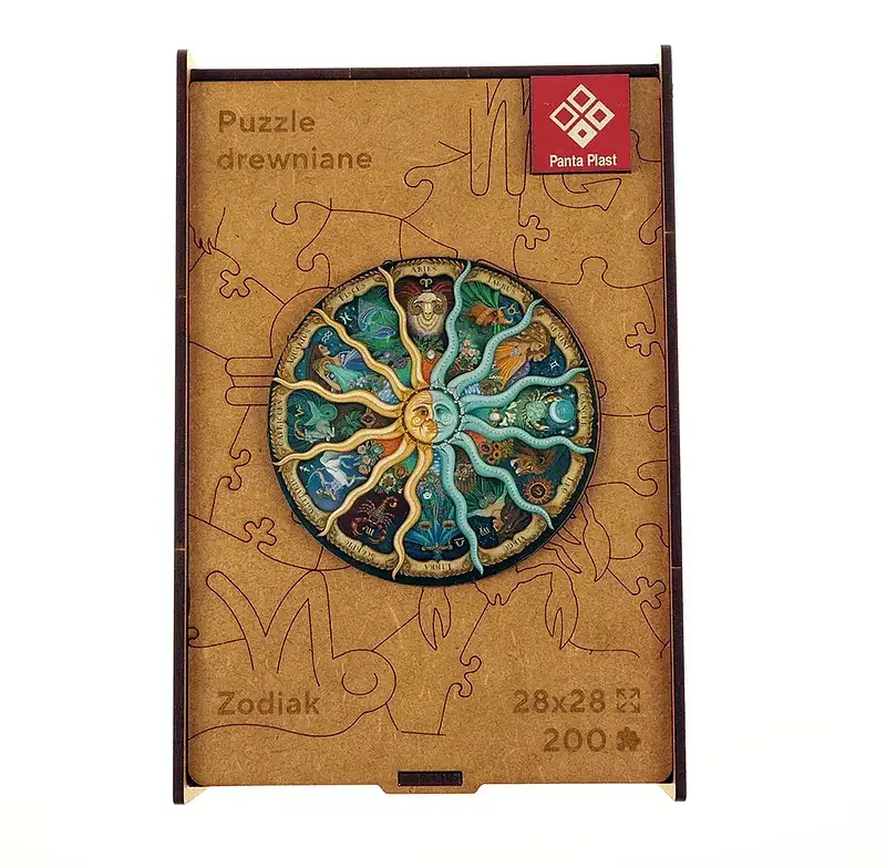 Puzzle 200 drewniane a3 zodiak