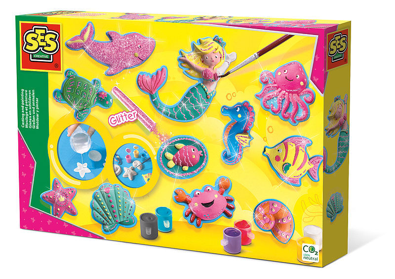 Odlewy gipsowe figurki z oceanu