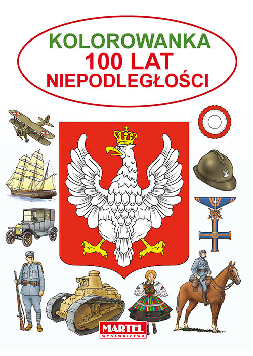 100 lat niepodległości kolorowanka