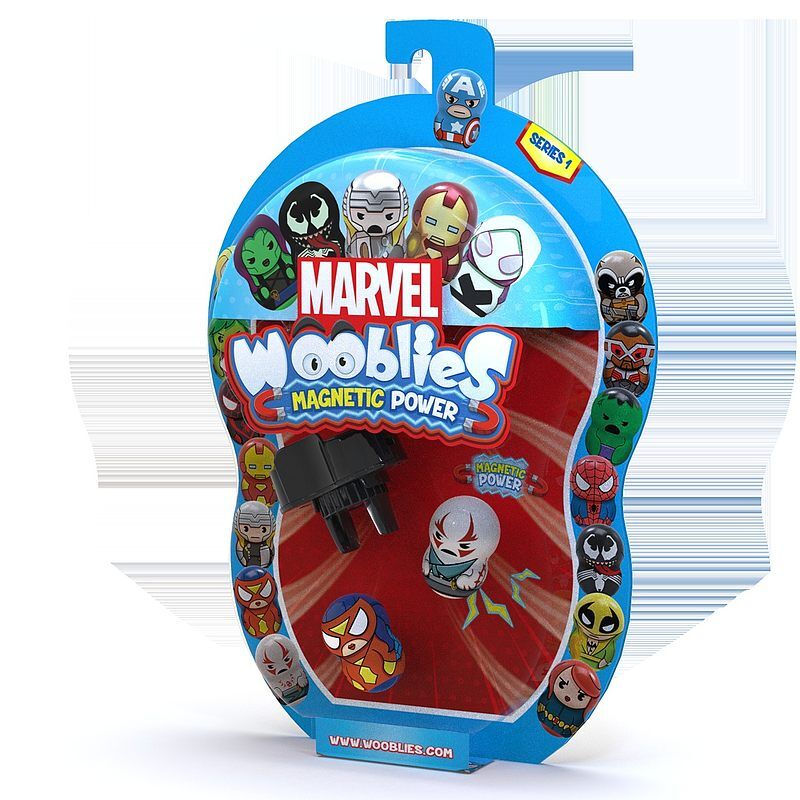 Wooblies marvel 2 figurki magnetyczne + wyrzutnia wbm008