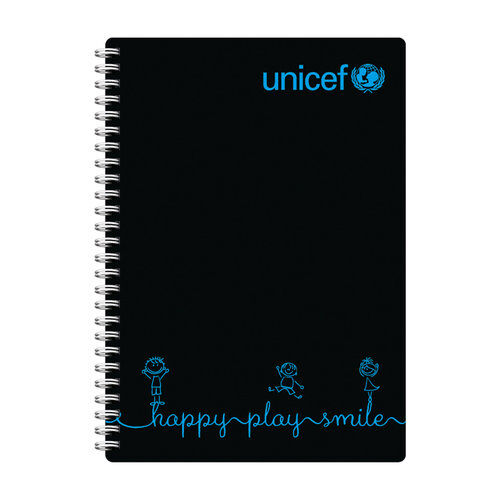 Czarny Notes Unicef