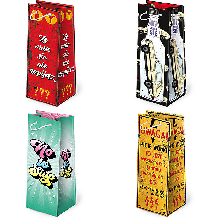 Torebki ozdobne al2 set 85 sentencje